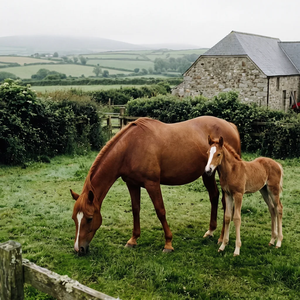 Élevage de chevaux au Cheval Rando, Creysse