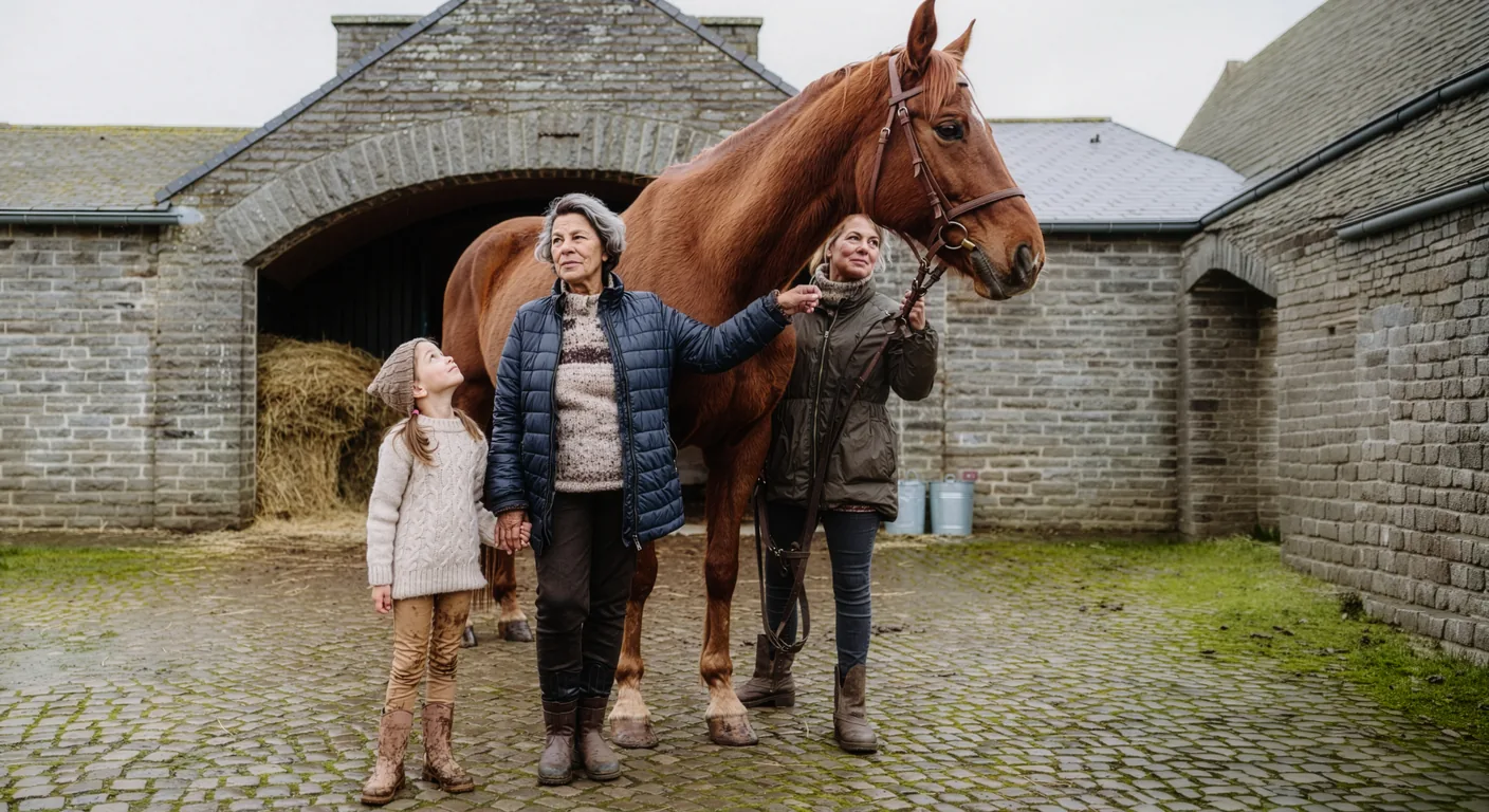 L'équipe du Cheval Rando, centre équestre à Creysse